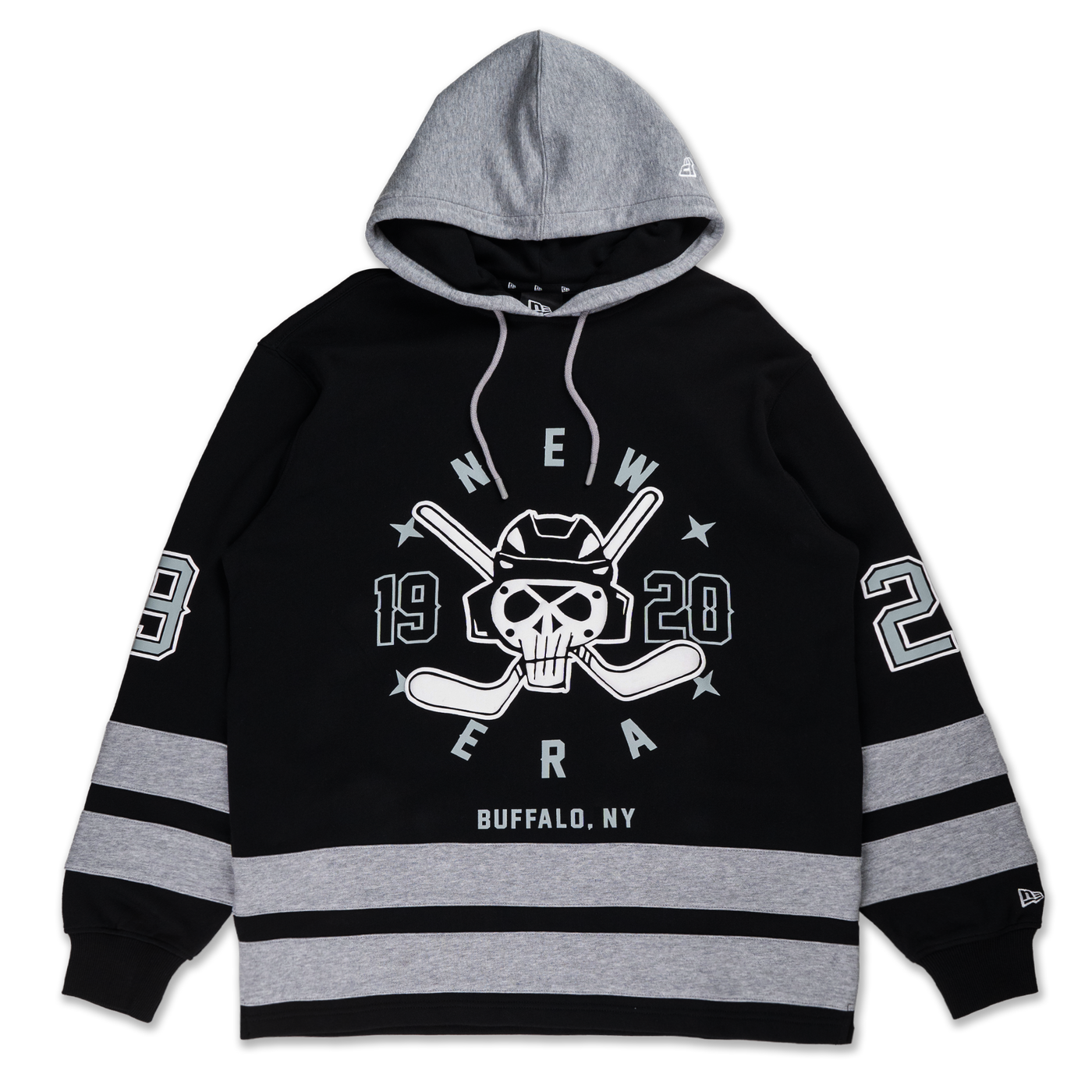 NEW ERA STREET DANGLE BLACK LONG HOODIE