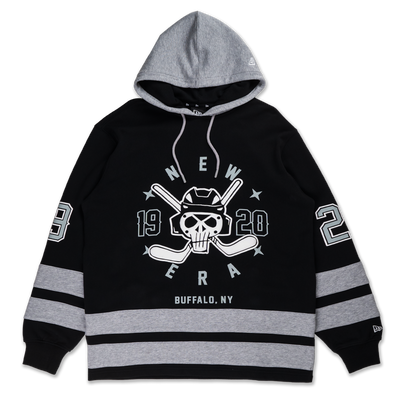 NEW ERA STREET DANGLE BLACK LONG HOODIE