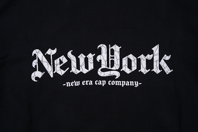 NEW ERA ODE TO NY BLACK LOOSE FIT HOODIE