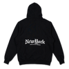 NEW ERA ODE TO NY BLACK LOOSE FIT HOODIE