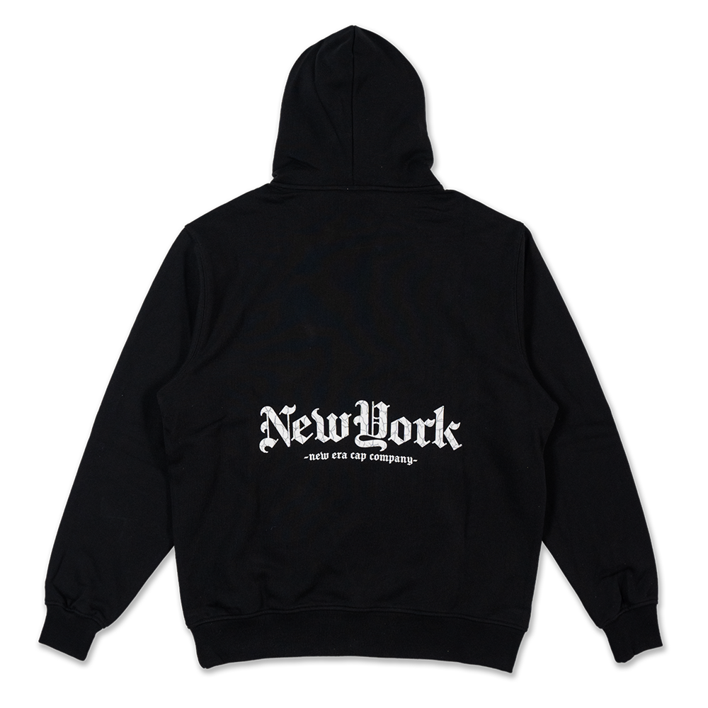 NEW ERA ODE TO NY BLACK LOOSE FIT HOODIE