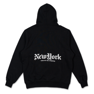 NEW ERA ODE TO NY BLACK LOOSE FIT HOODIE