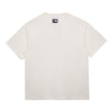 NEW ERA ESSENTIAL IVORY OVERSIZED KNIT SHORT SLEEVE T-SHIRT