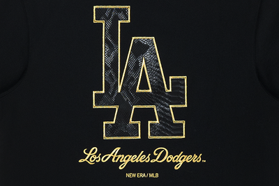 LOS ANGELES DODGERS YEAR OF THE SNAKE BLACK SHORT SLEEVE T-SHIRT