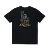 LOS ANGELES DODGERS YEAR OF THE SNAKE BLACK SHORT SLEEVE T-SHIRT