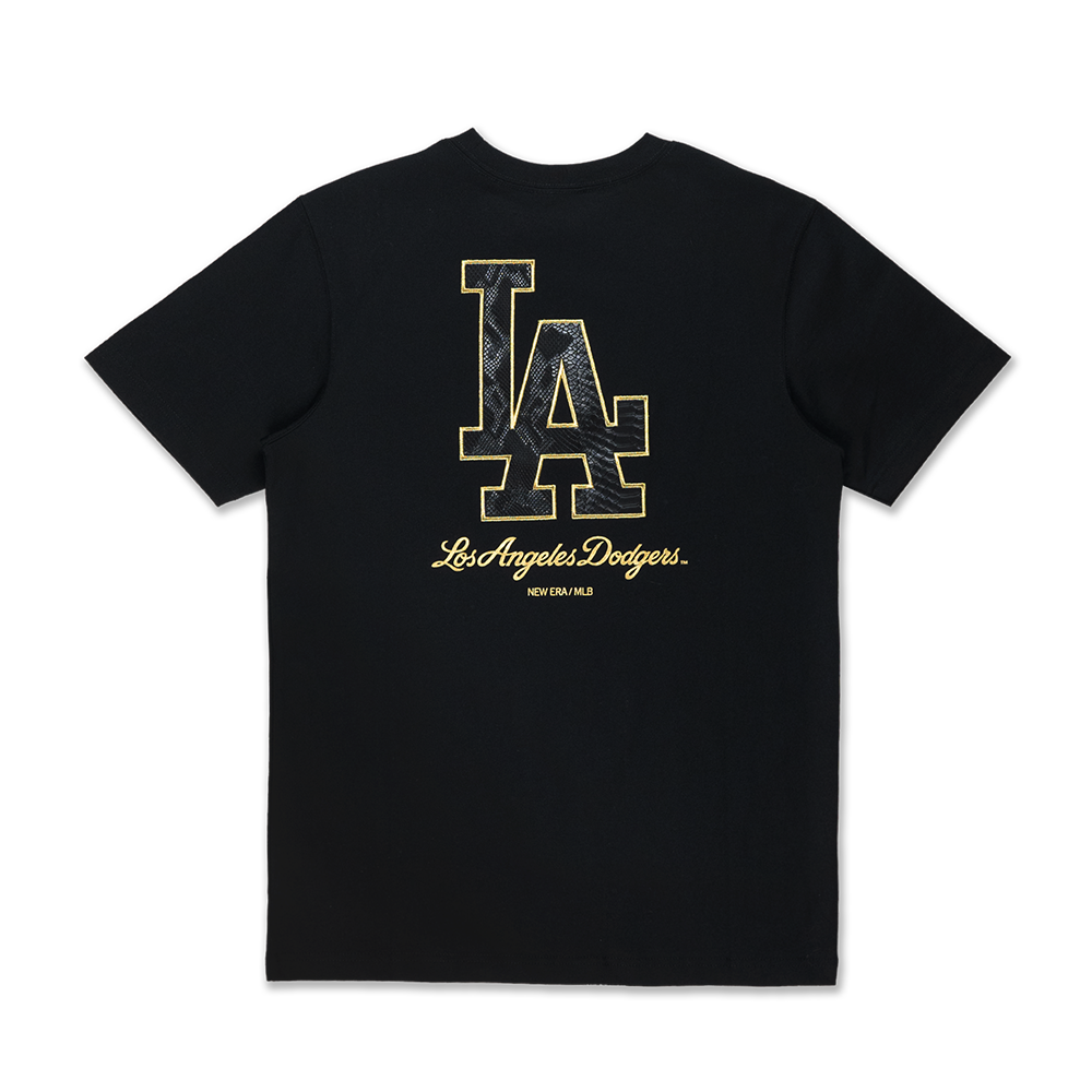 LOS ANGELES DODGERS YEAR OF THE SNAKE BLACK SHORT SLEEVE T-SHIRT