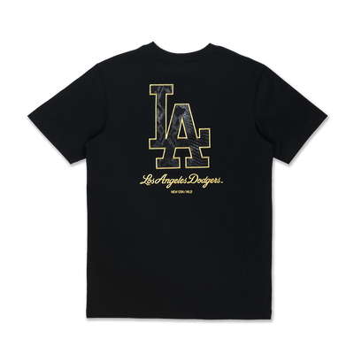 LOS ANGELES DODGERS YEAR OF THE SNAKE BLACK SHORT SLEEVE T-SHIRT