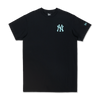 NEW YORK YANKEES COLOR ERA BLACK WOMEN LONG TEE