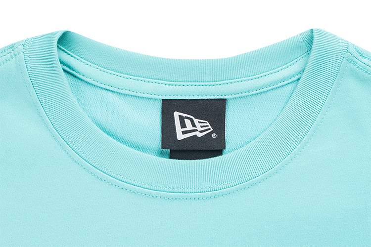 NEW ERA BASIC ARCTIC TEAL WOMEN CROP TEE