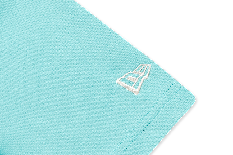 NEW ERA BASIC ARCTIC TEAL WOMEN CROP TEE