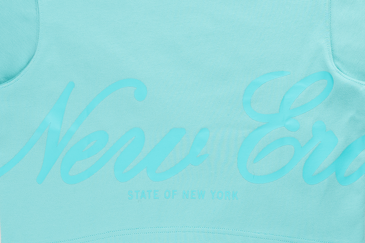 NEW ERA BASIC ARCTIC TEAL WOMEN CROP TEE