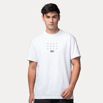 NEW ERA HOROSCOPE HORIZONS WHITE SHORT SLEEVE T-SHIRT