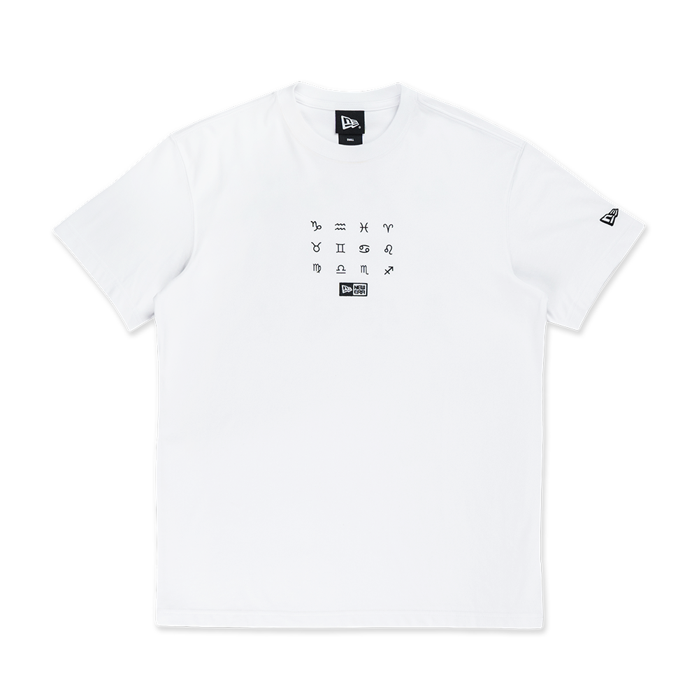 NEW ERA HOROSCOPE HORIZONS WHITE SHORT SLEEVE T-SHIRT