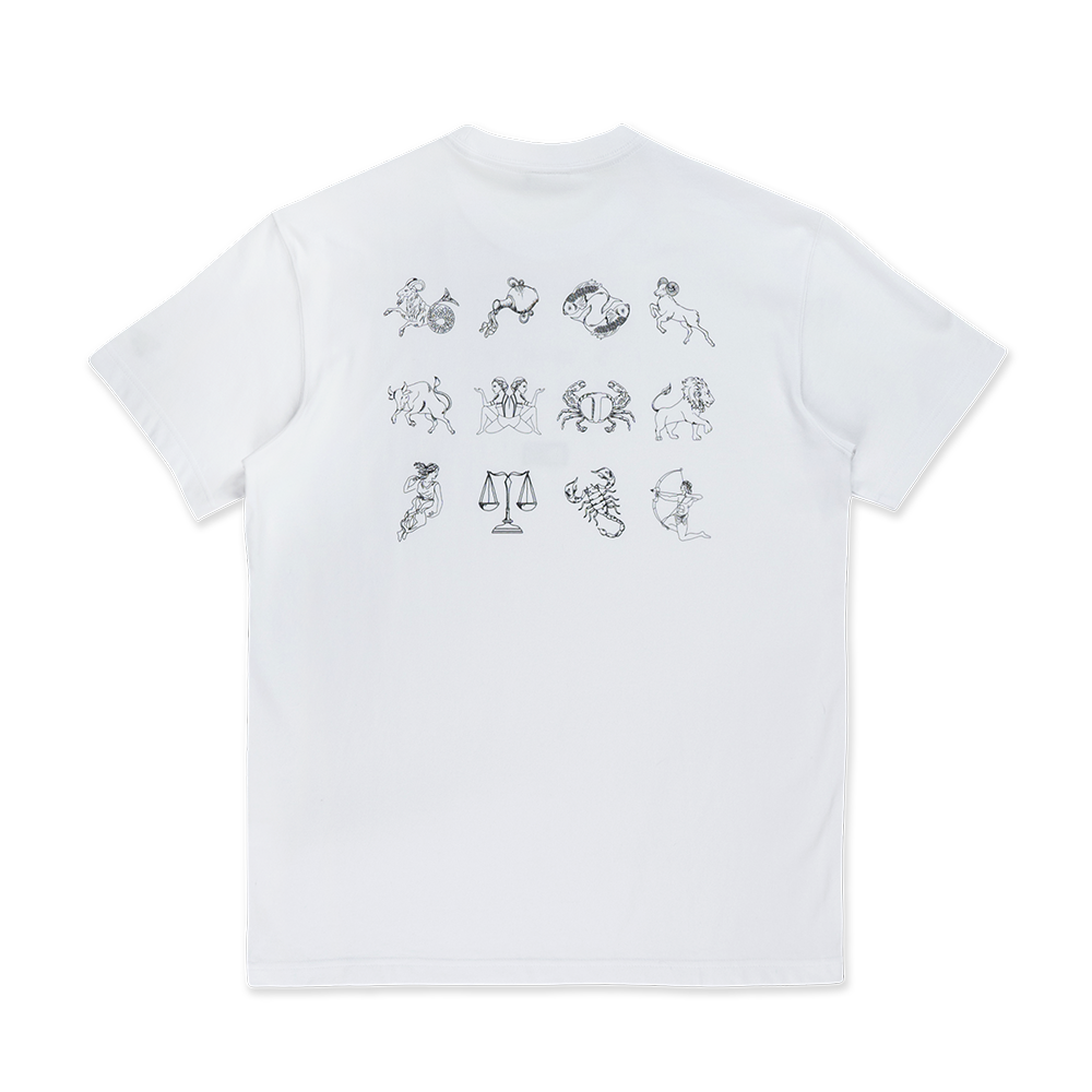 NEW ERA HOROSCOPE HORIZONS WHITE SHORT SLEEVE T-SHIRT