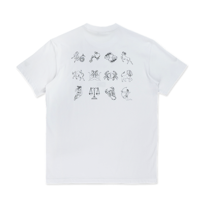 NEW ERA HOROSCOPE HORIZONS WHITE SHORT SLEEVE T-SHIRT