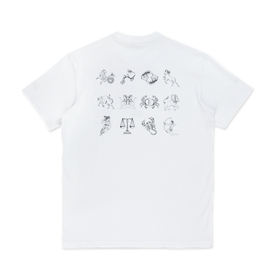 NEW ERA HOROSCOPE HORIZONS WHITE SHORT SLEEVE T-SHIRT