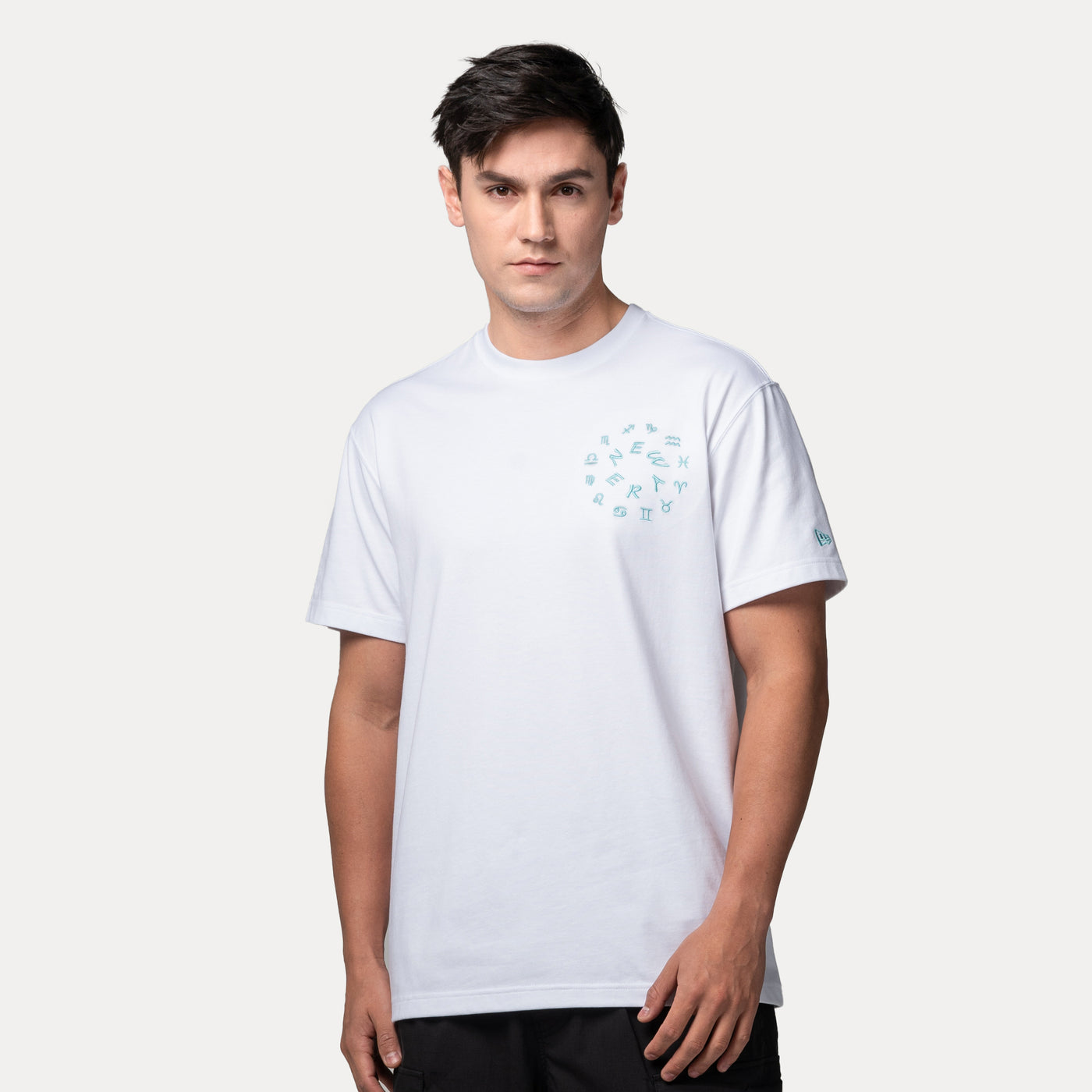 NEW ERA HOROSCOPE HORIZONS WHITE SHORT SLEEVE T-SHIRT