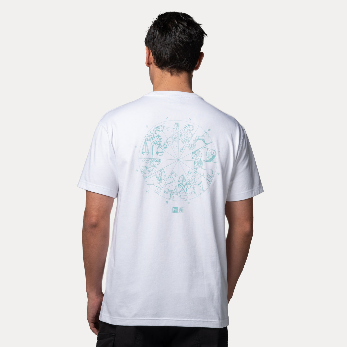 NEW ERA HOROSCOPE HORIZONS WHITE SHORT SLEEVE T-SHIRT