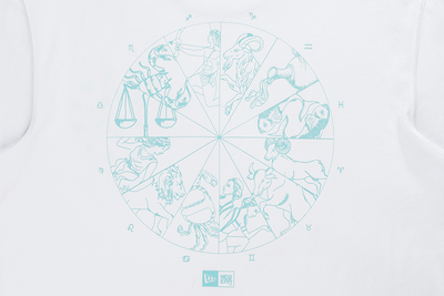 NEW ERA HOROSCOPE HORIZONS WHITE SHORT SLEEVE T-SHIRT