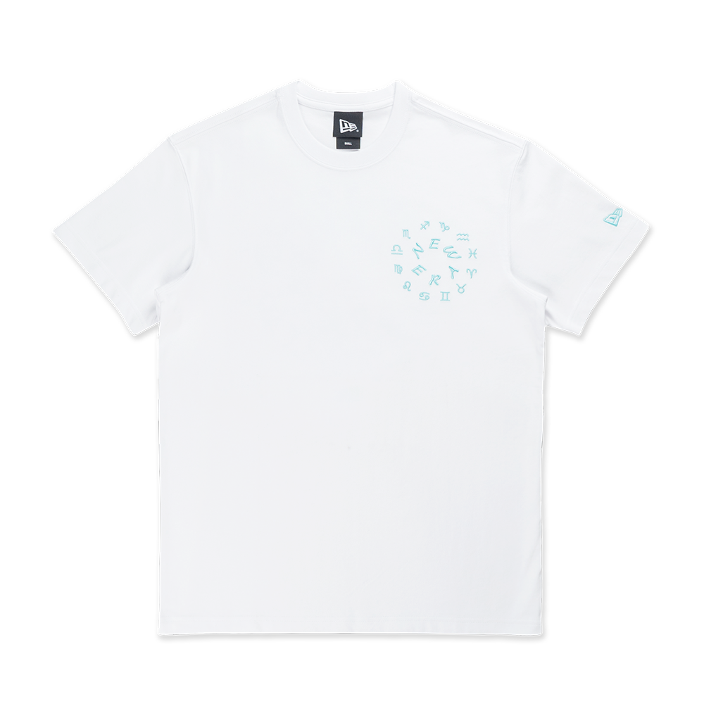 NEW ERA HOROSCOPE HORIZONS WHITE SHORT SLEEVE T-SHIRT