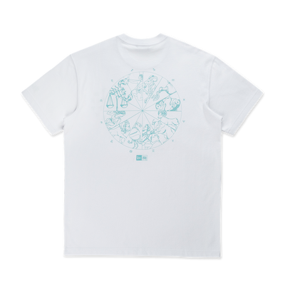 NEW ERA HOROSCOPE HORIZONS WHITE SHORT SLEEVE T-SHIRT