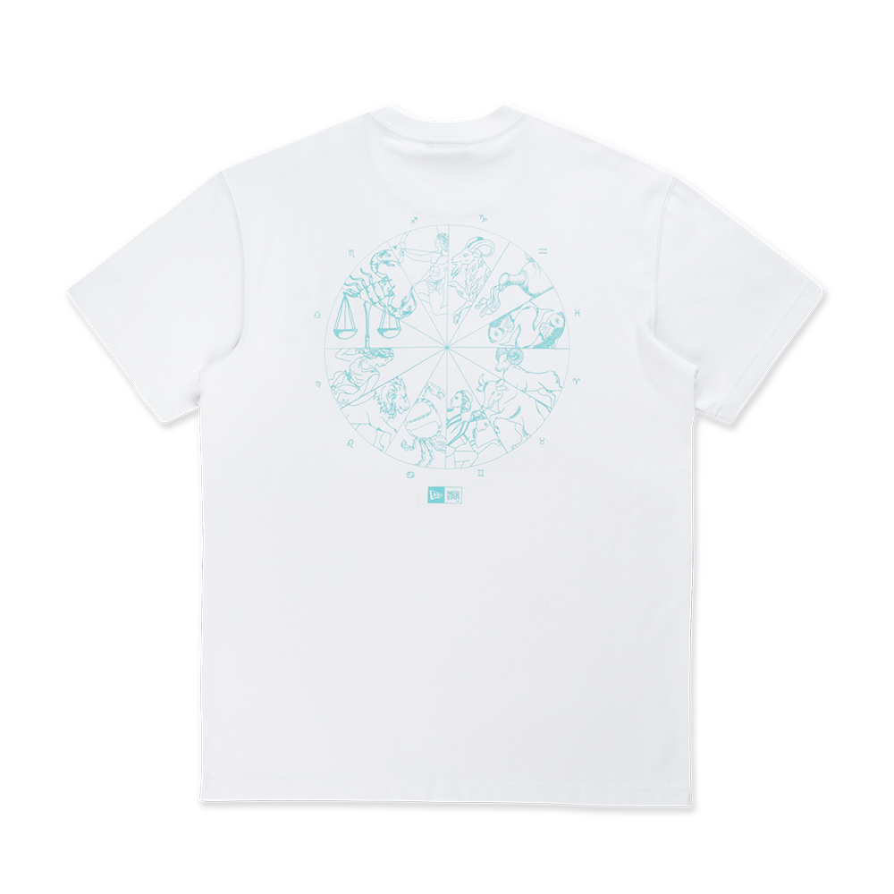 NEW ERA HOROSCOPE HORIZONS WHITE SHORT SLEEVE T-SHIRT