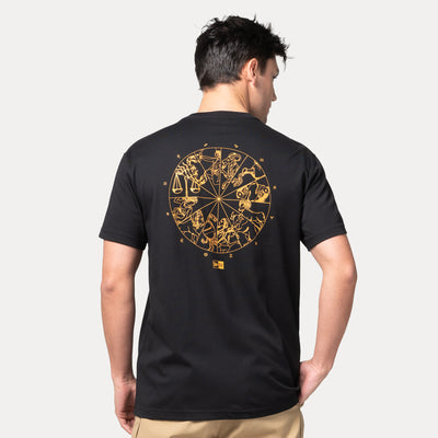 NEW ERA HOROSCOPE HORIZONS BLACK SHORT SLEEVE T-SHIRT