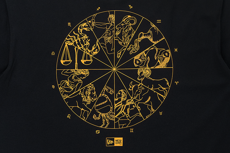 NEW ERA HOROSCOPE HORIZONS BLACK SHORT SLEEVE T-SHIRT