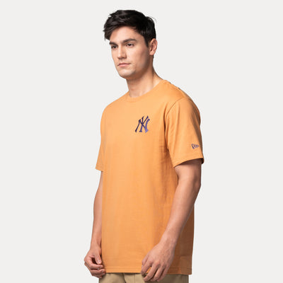 NEW YORK YANKEES COLOR ERA DEEP SAND BROWN SHORT SLEEVE T-SHIRT