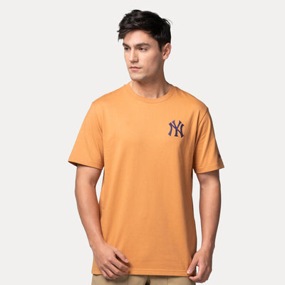 NEW YORK YANKEES COLOR ERA DEEP SAND BROWN SHORT SLEEVE T-SHIRT