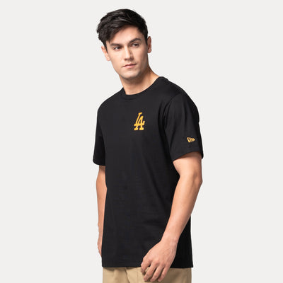LOS ANGELES DODGERS COLOR ERA BLACK SHORT SLEEVE T-SHIRT