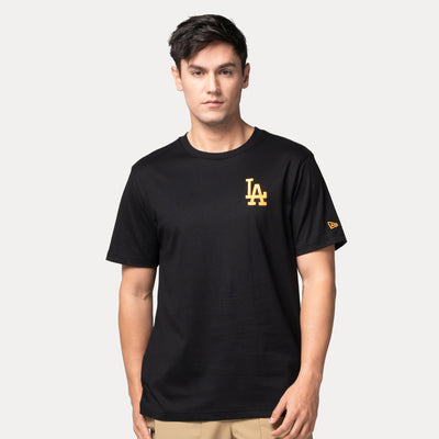 LOS ANGELES DODGERS COLOR ERA BLACK SHORT SLEEVE T-SHIRT