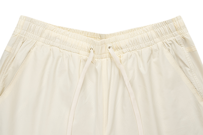 NEW ERA BASIC CHROME WHITE WOVEN SHORTS