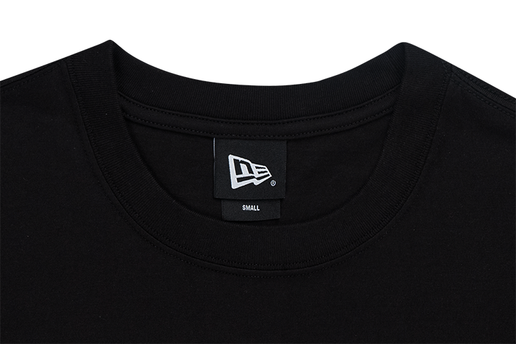 NEW ERA BASIC BLACK OVERSIZED SHORT SLEEVE T-SHIRT