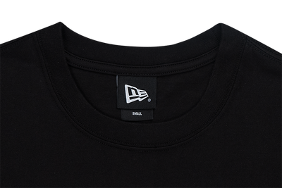 NEW ERA BASIC BLACK OVERSIZED SHORT SLEEVE T-SHIRT