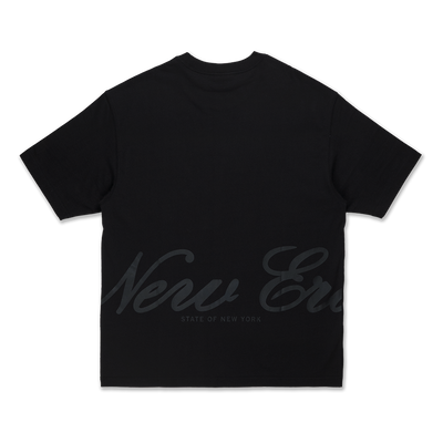 NEW ERA BASIC BLACK OVERSIZED SHORT SLEEVE T-SHIRT