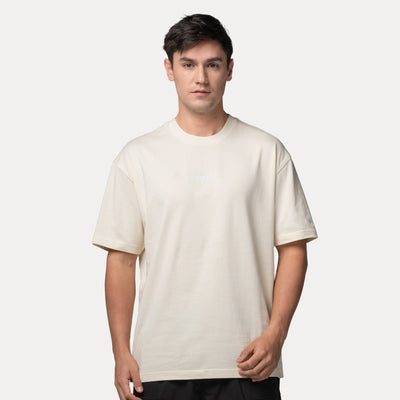 NEW ERA BASIC CHROME WHITE OVERSIZED SHORT SLEEVE T-SHIRT