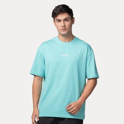 NEW ERA BASIC ARCTIC TEAL OVERSIZED SHORT SLEEVE T-SHIRT