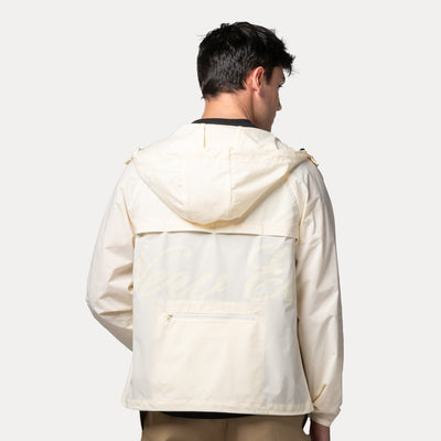 NEW ERA BASIC CHROME WHITE WINDBREAKER