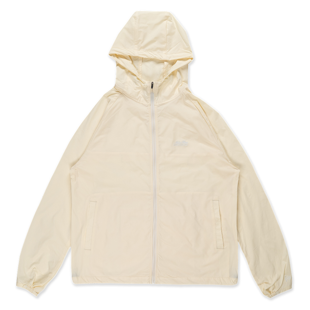 NEW ERA BASIC CHROME WHITE WINDBREAKER