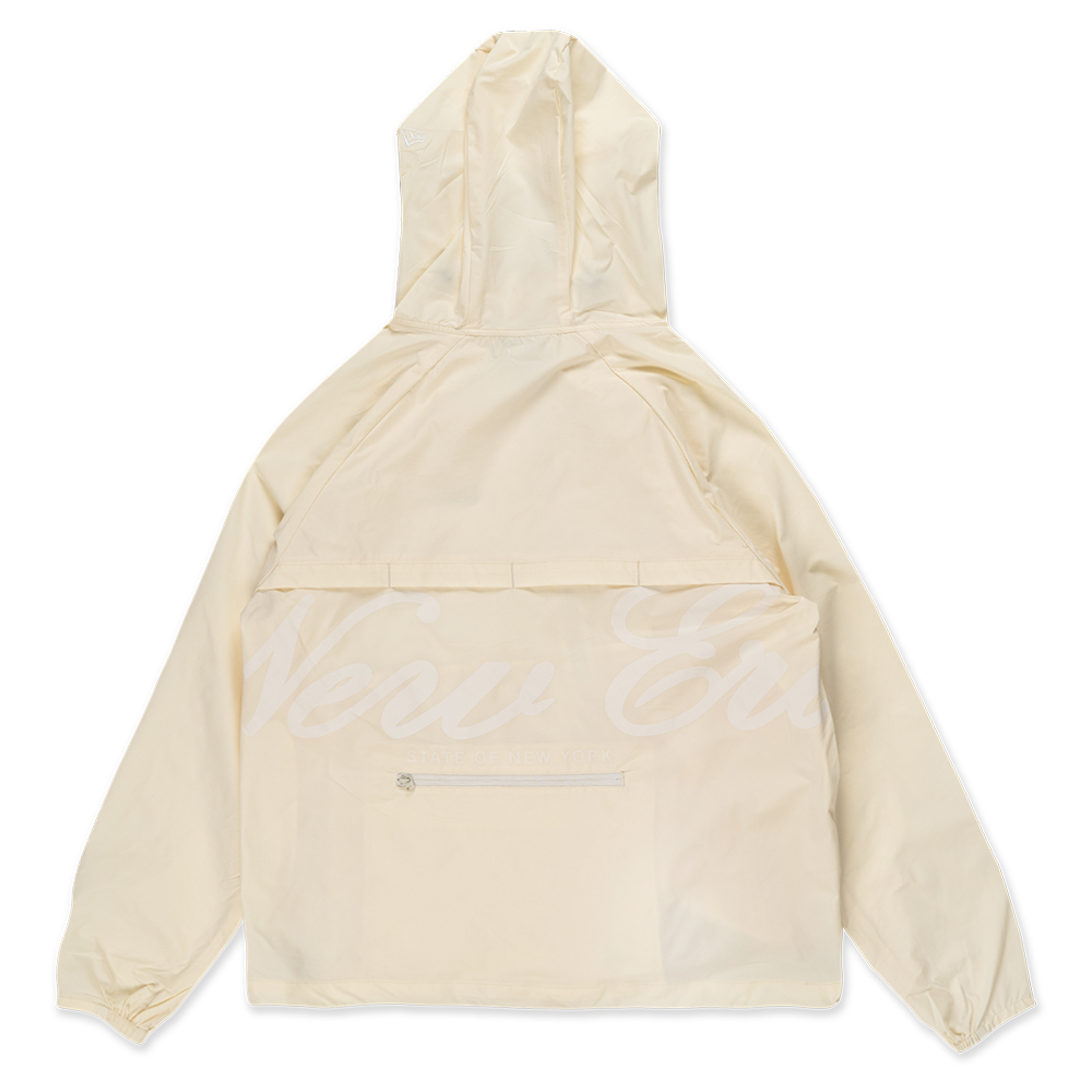 NEW ERA BASIC CHROME WHITE WINDBREAKER