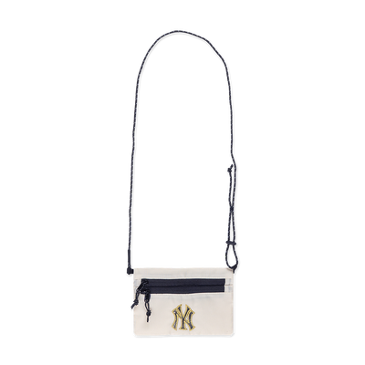 NEW YORK YANKEES YEAR OF THE SNAKE CHROME WHITE SACOCHE MINI BAG