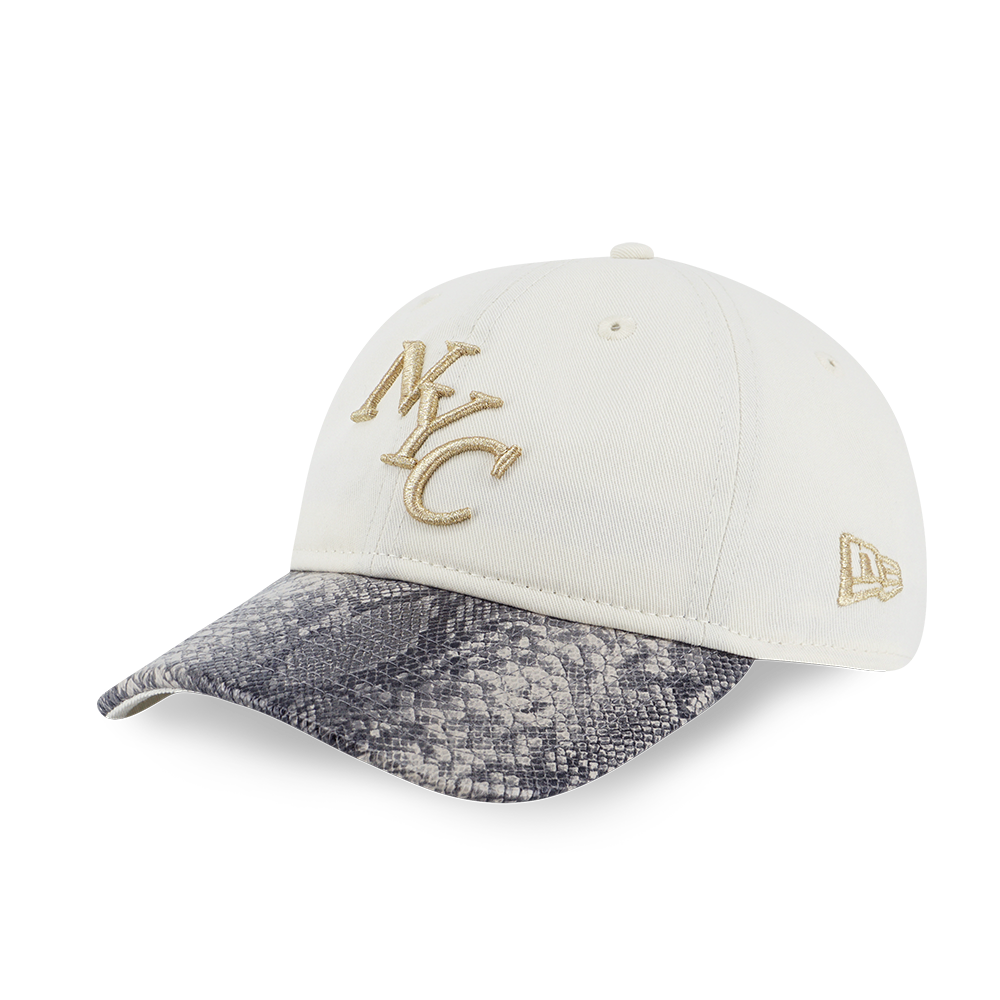 NEW ERA YEAR OF THE SNAKE NYC CHROME WHITE 9TWENTY SMALL CAP