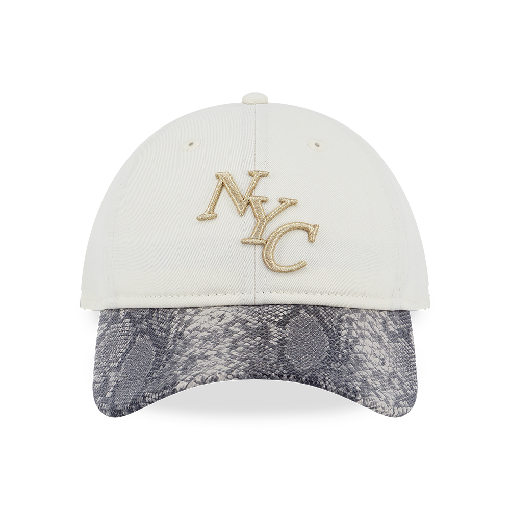 NEW ERA YEAR OF THE SNAKE NYC CHROME WHITE 9TWENTY SMALL CAP