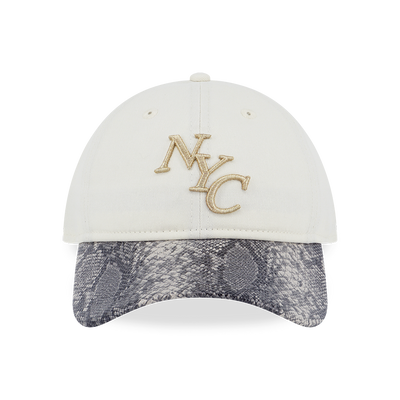 NEW ERA YEAR OF THE SNAKE NYC CHROME WHITE 9TWENTY SMALL CAP