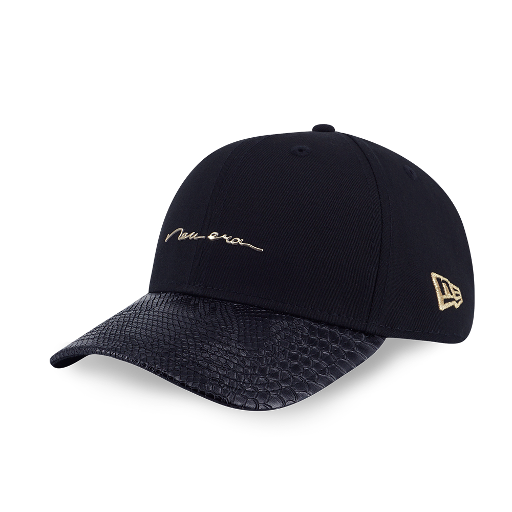 NEW ERA YEAR OF THE SNAKE SCRIPT BLACK 9FORTY CAP