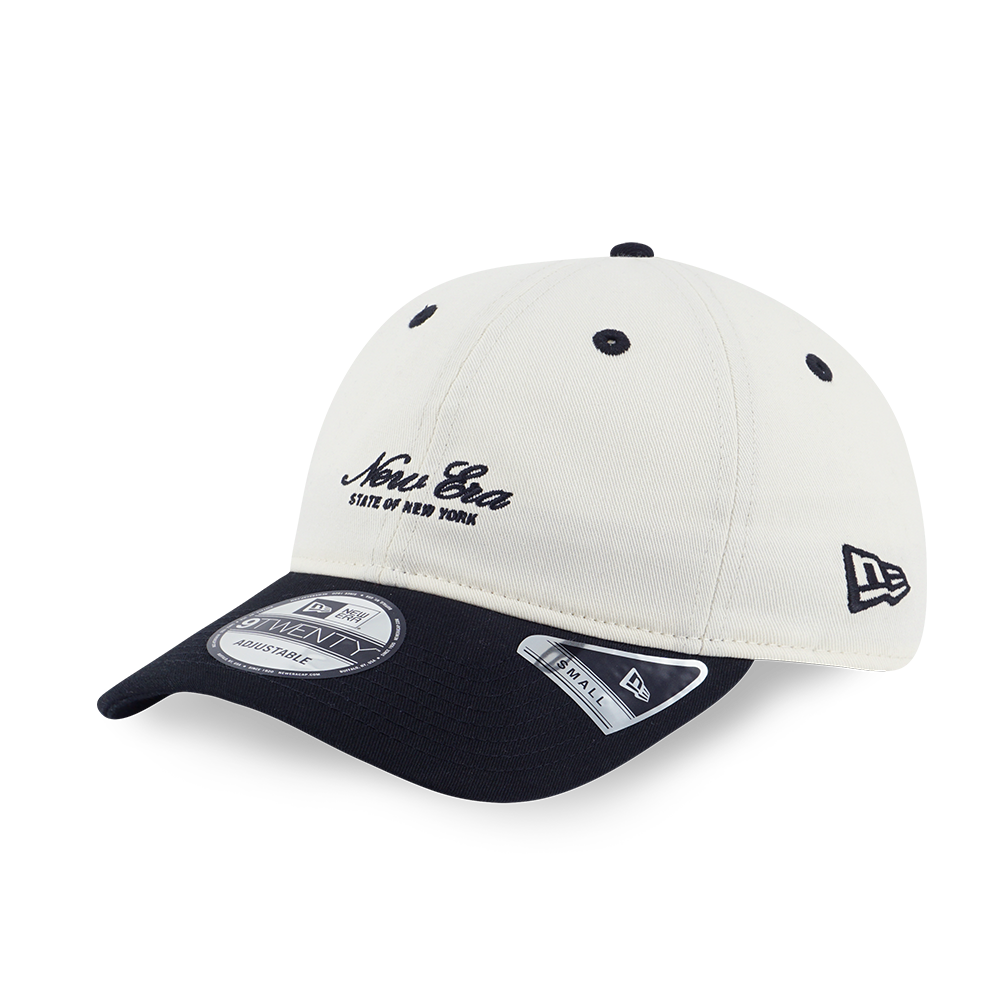 NEW ERA BASIC 2-TONE BLACK VISOR CHROME WHITE 9TWENTY SMALL CAP