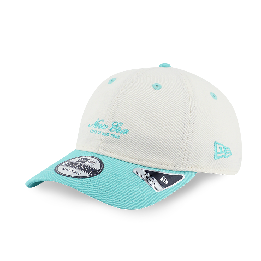 NEW ERA BASIC 2-TONE ARCTIC TEAL VISOR CHROME WHITE 9TWENTY SMALL CAP