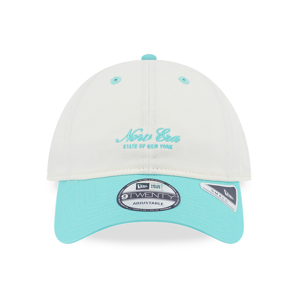 NEW ERA BASIC 2-TONE ARCTIC TEAL VISOR CHROME WHITE 9TWENTY SMALL CAP