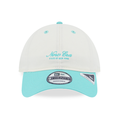 NEW ERA BASIC 2-TONE ARCTIC TEAL VISOR CHROME WHITE 9TWENTY SMALL CAP